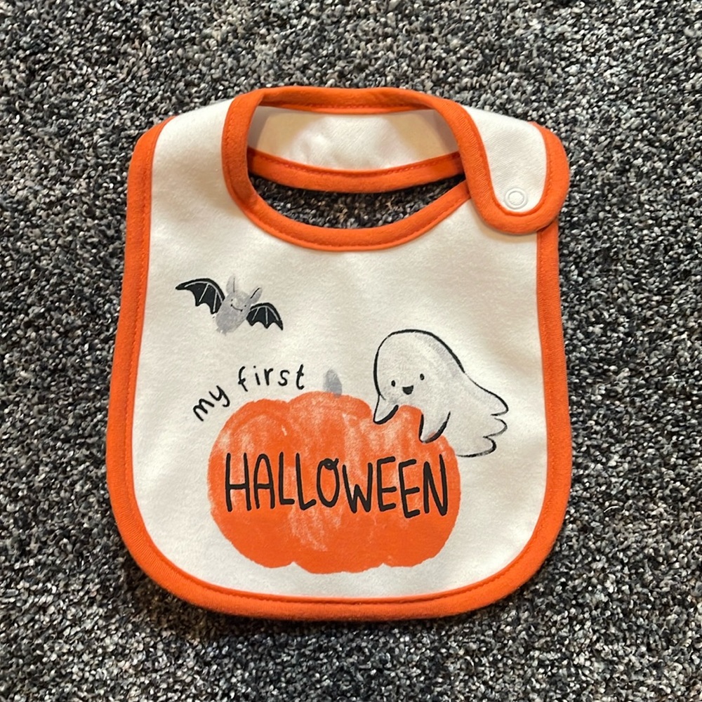 My First Halloween Bib